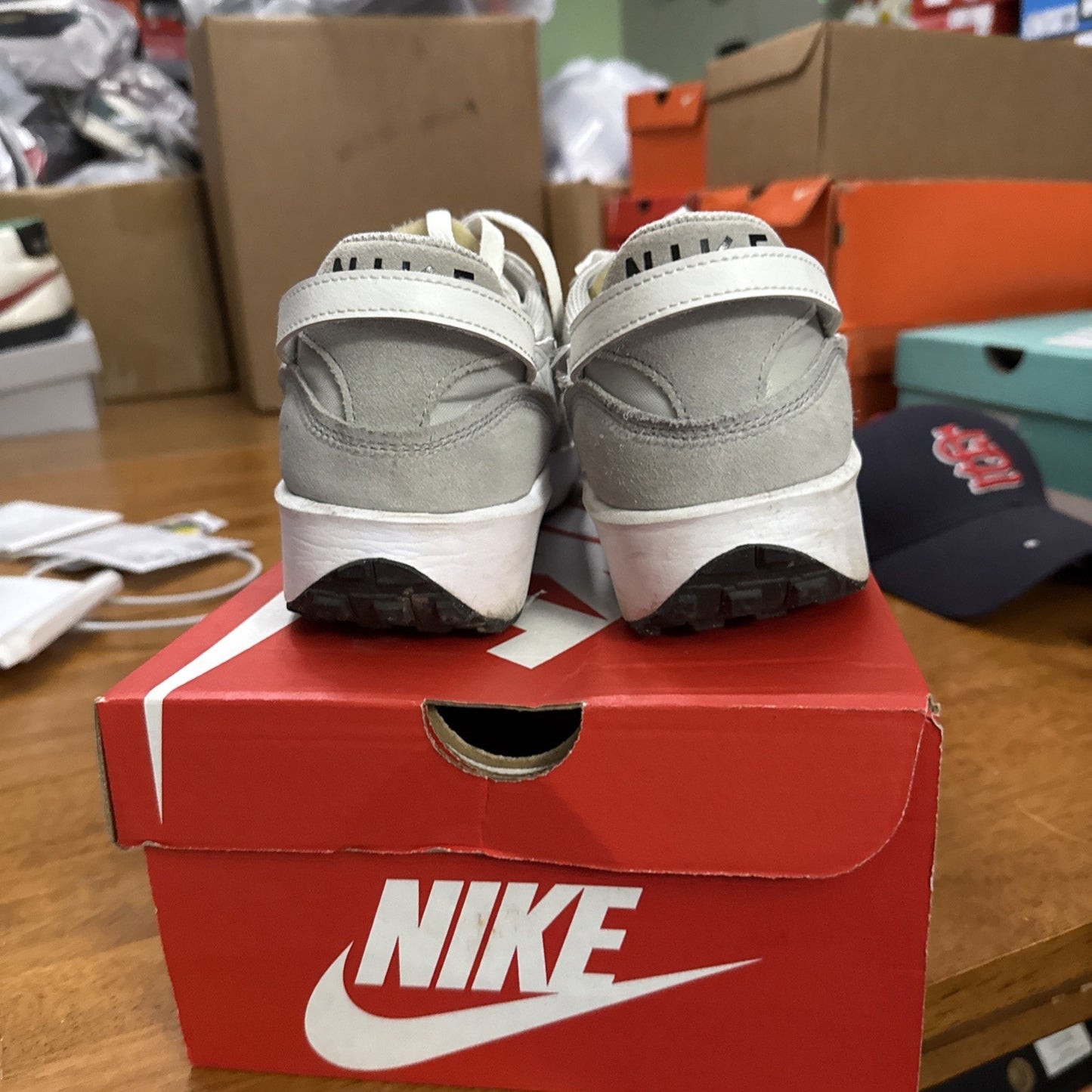 Size 9.5 - Nike Waffle Debut Grey Fog BS362