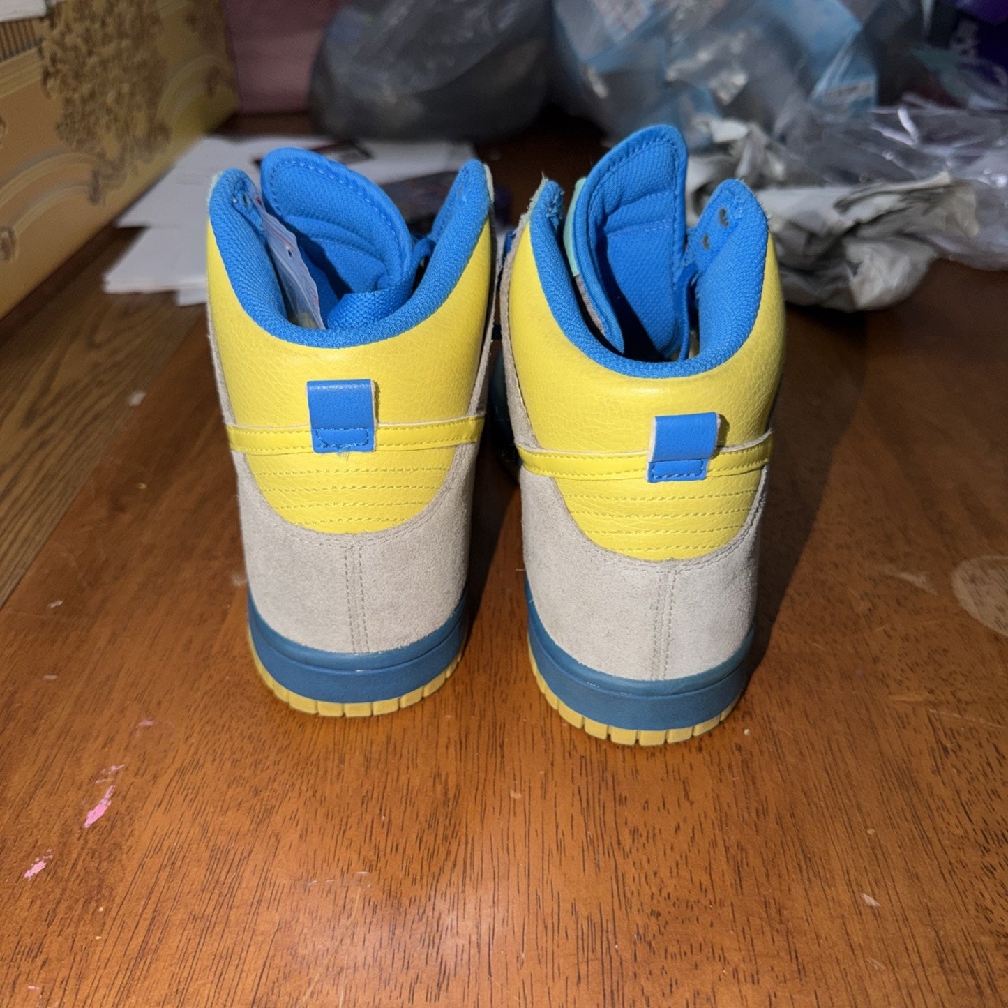 Size 8 - Nike Dunk 6.0 High Mint Yellow Translucent W