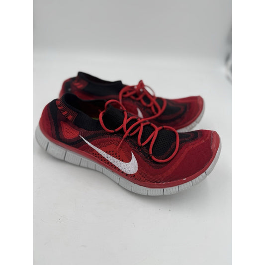 Size 10.5 - Nike Free Flyknit+ Gym Red