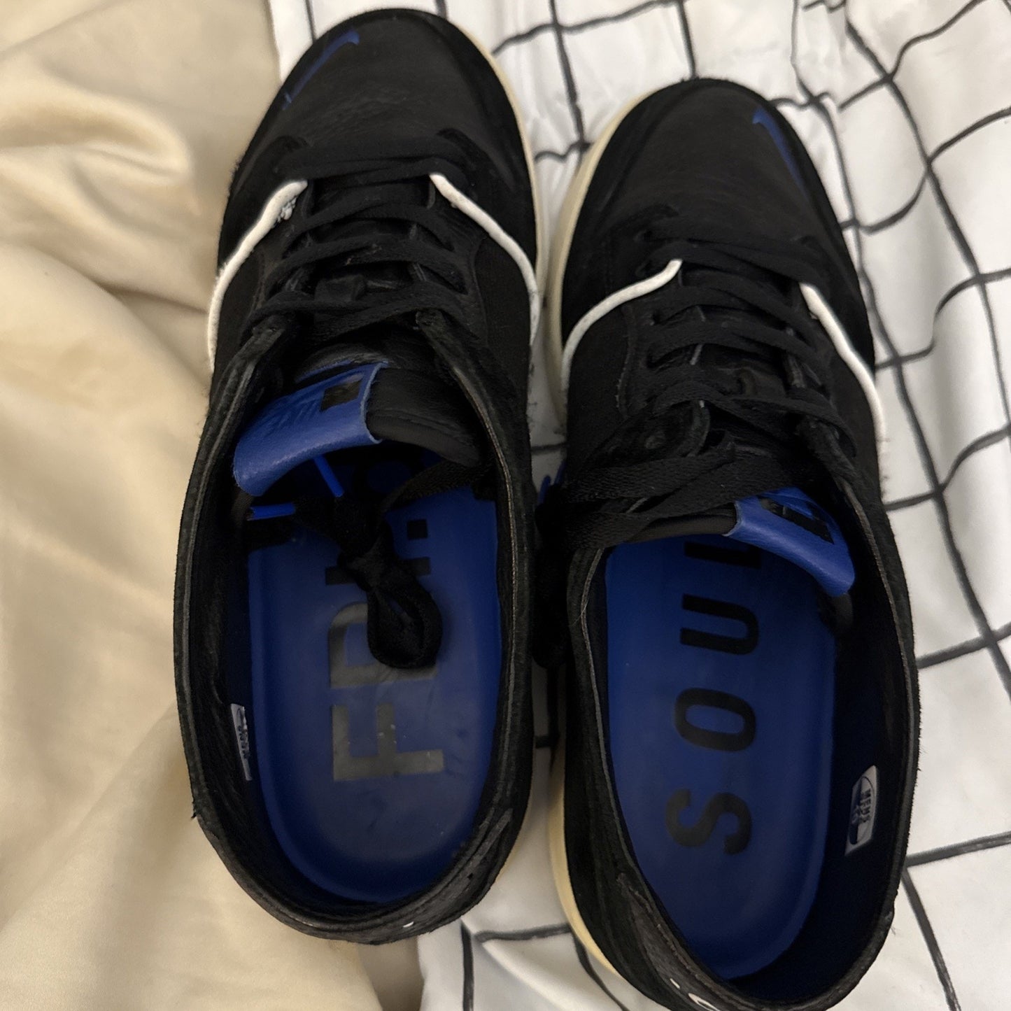 Nike SB Zoom Dunk Low Pro QS Soulland Black/Game Royal Skateboarding Shoes US 10