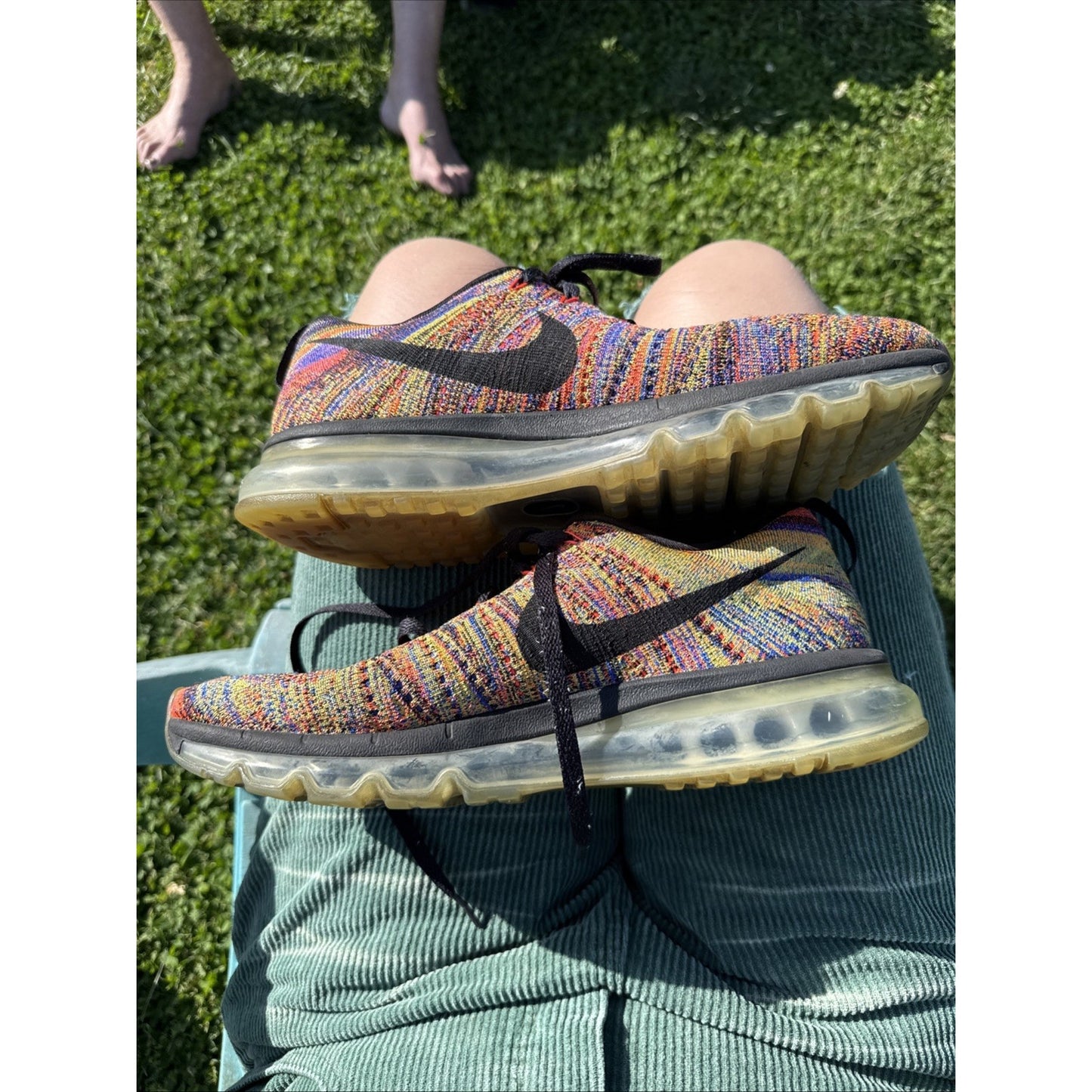 Size 10 - Nike Air Max 2015 Flyknit Black Look See Sample Tagged