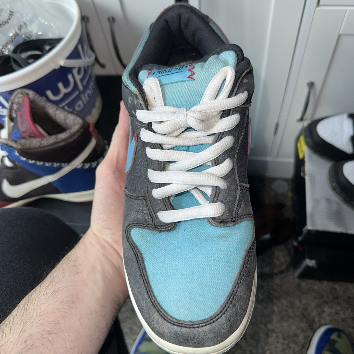 Size 8.5 - Nike Dunk Premium SB Low Angels & Demons Right Shoe Only