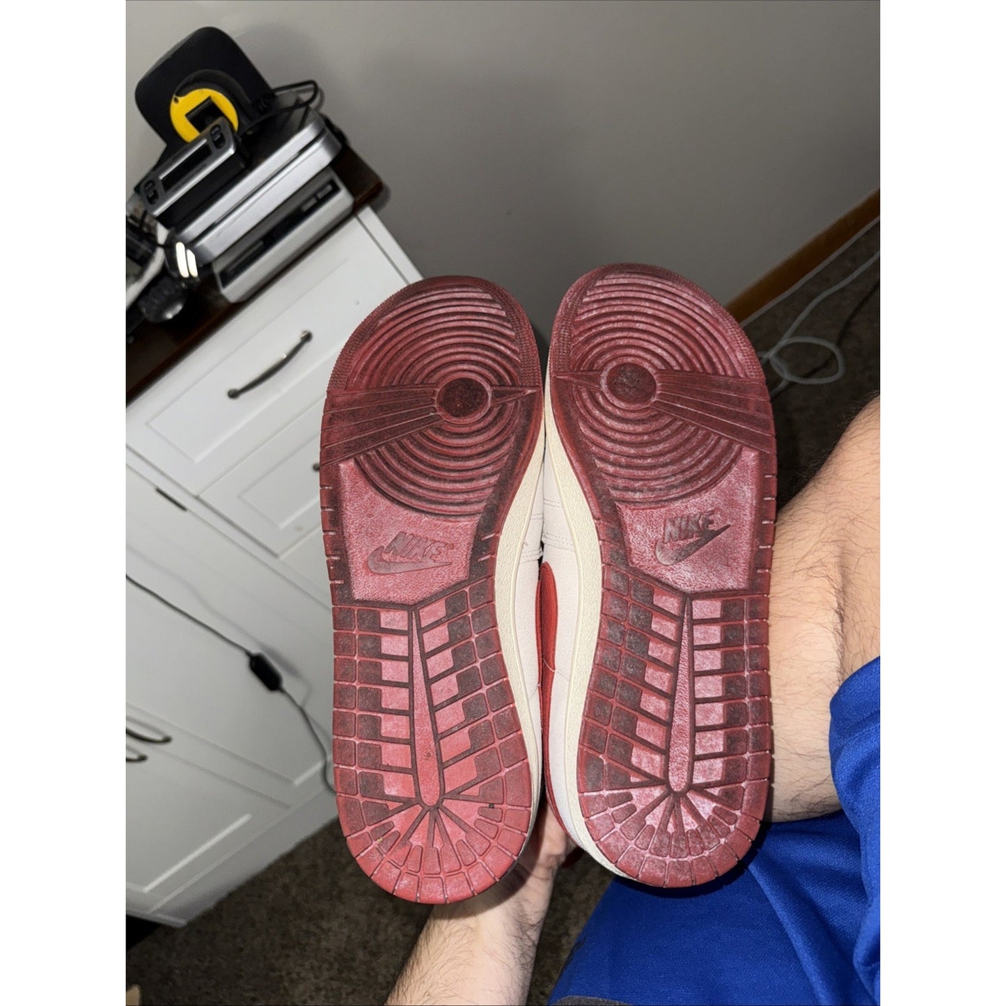 Size 11.5 - Jordan Air Ship PE SP Every Game - Dune Red NBS116