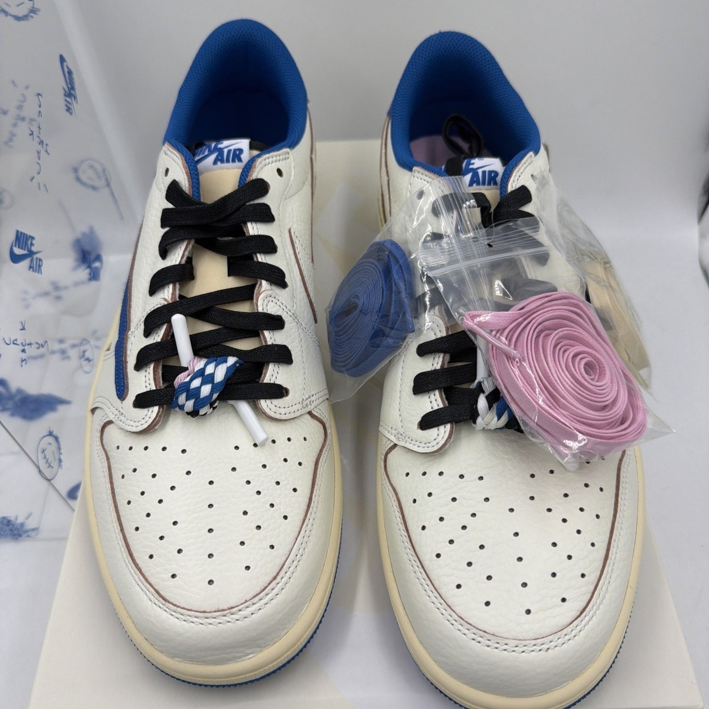Size 13 - Fragment Design x Travis Scott x Air Jordan 1 Retro OG SP Low Sail...