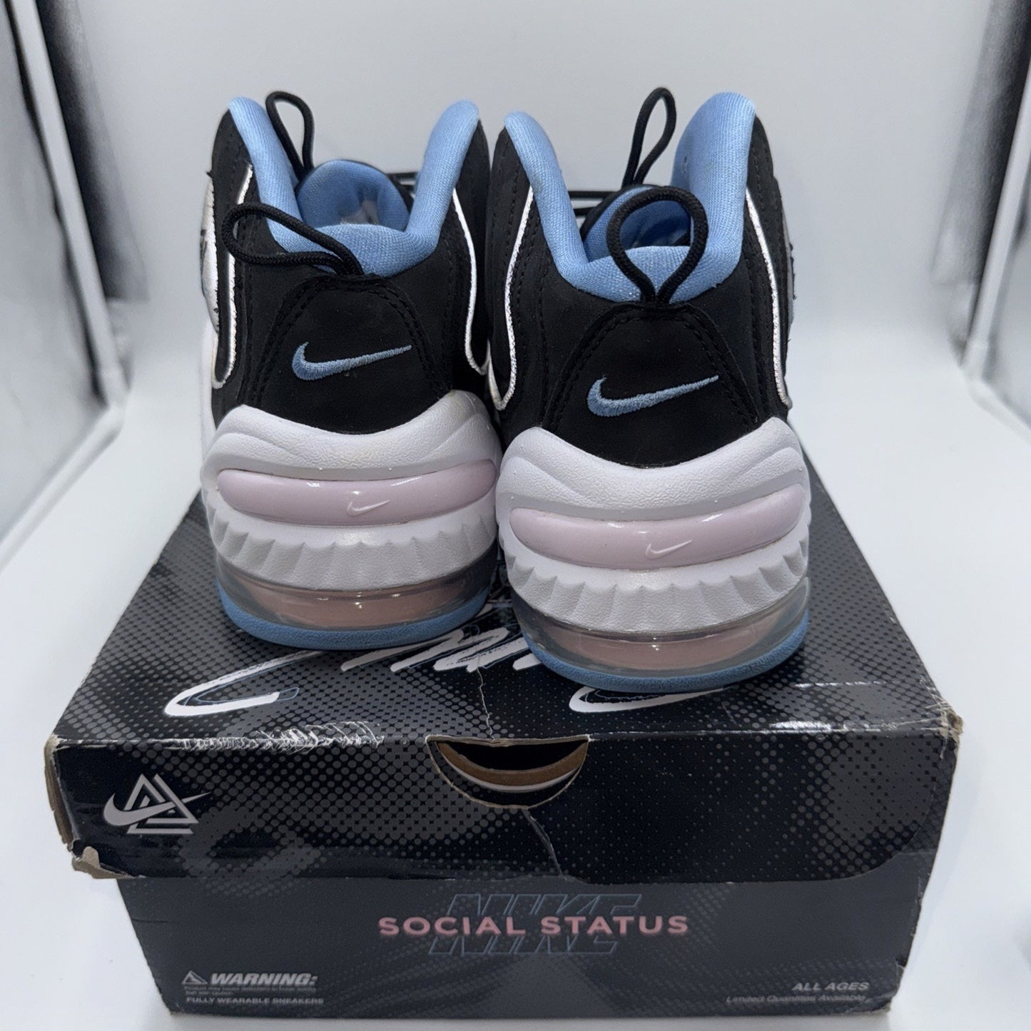 Size 9 - Nike Social Status x Air Penny 2 Playground - Black