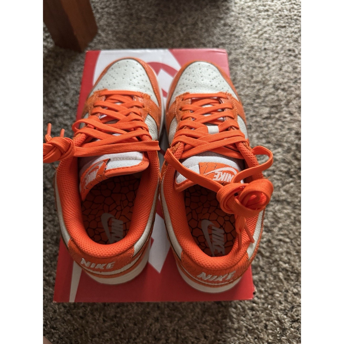 Size 8 - Nike Dunk Low Cracked Orange W BS349