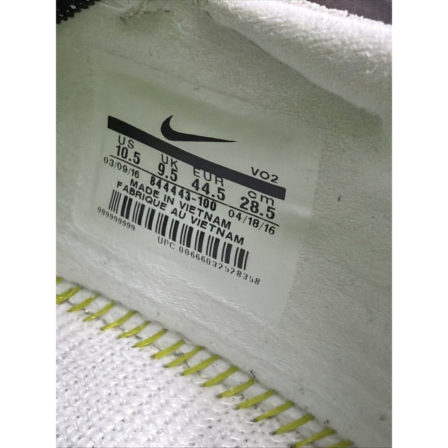 Nike Stefan Janoski Hyperfeel SZ 10.5 - 2016 [844443-100] “99999” Sample Tag