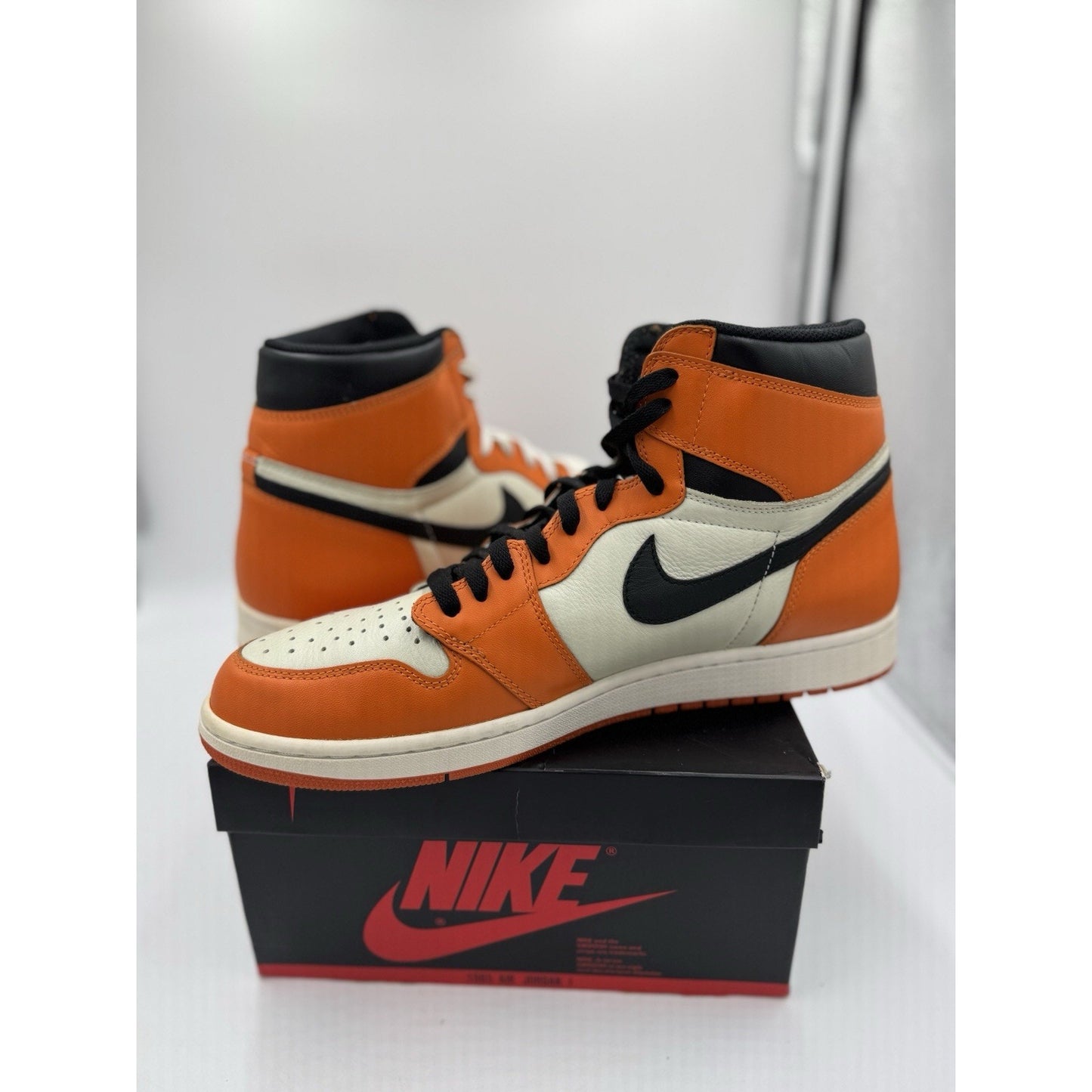 Size 14 - Jordan 1 Retro High OG shattered backboard away 2016