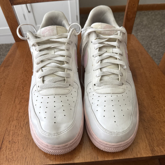 Size 13 - Nike Air Force 1 '07 Low White Pink Sole NBS032