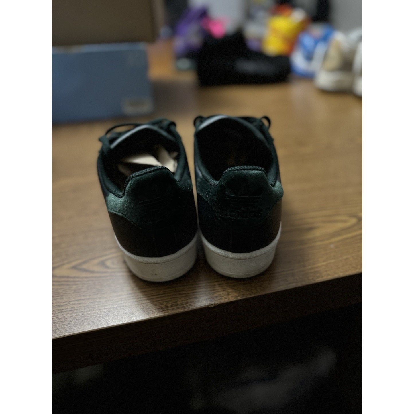 Size 9 - adidas Superstar Collegiate Green W NBS153
