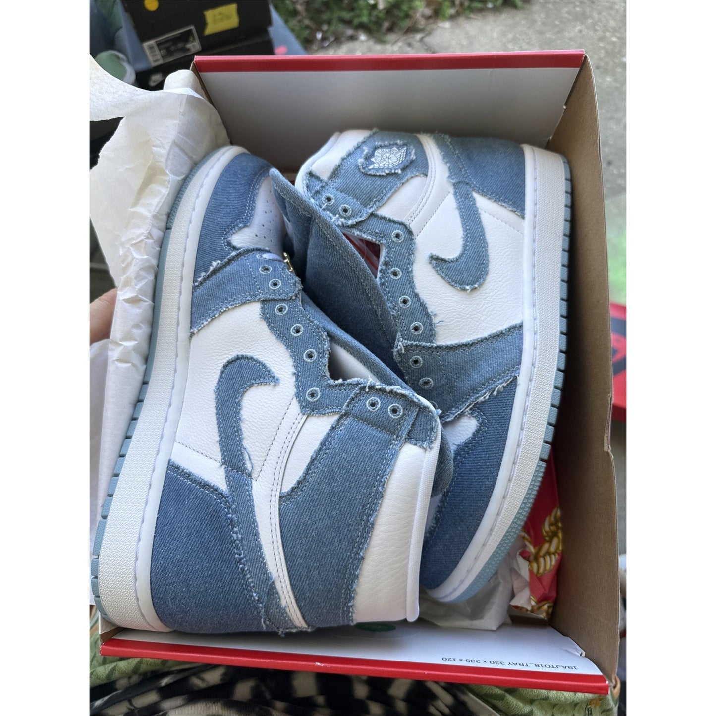 Size 12 - Jordan 1 High OG Denim 2022 W