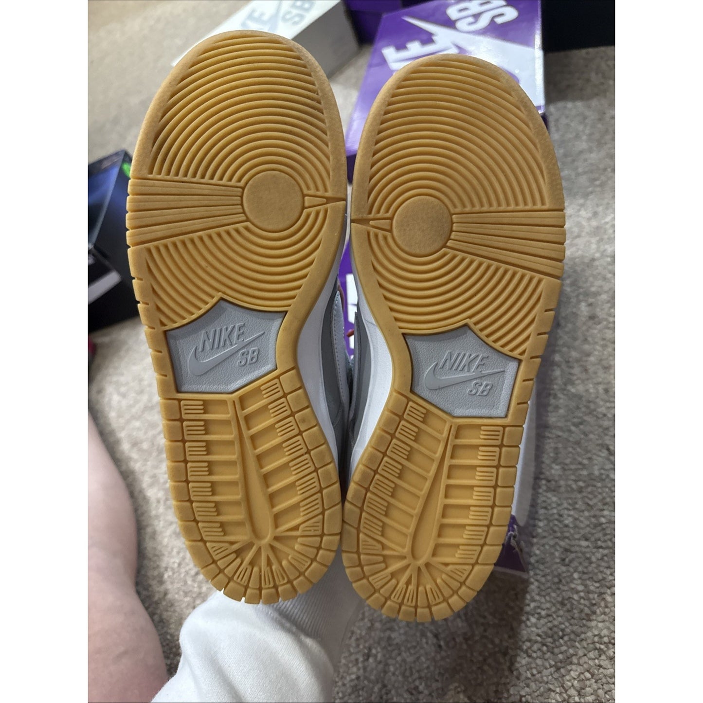 Size 9 - Nike SB Dunk Low Wolf Grey Gum