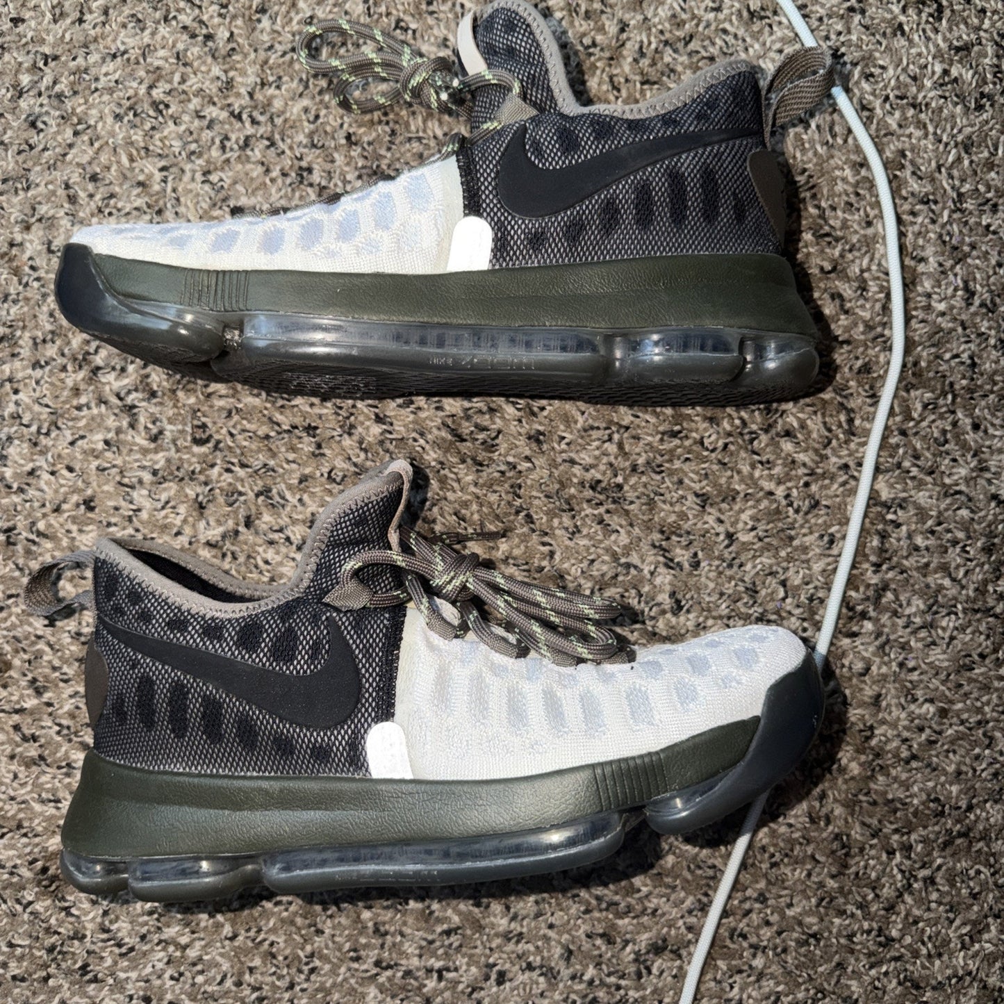 Size 7 - Nike KD 9 Green - 843392-033 Promo Sample Tagged