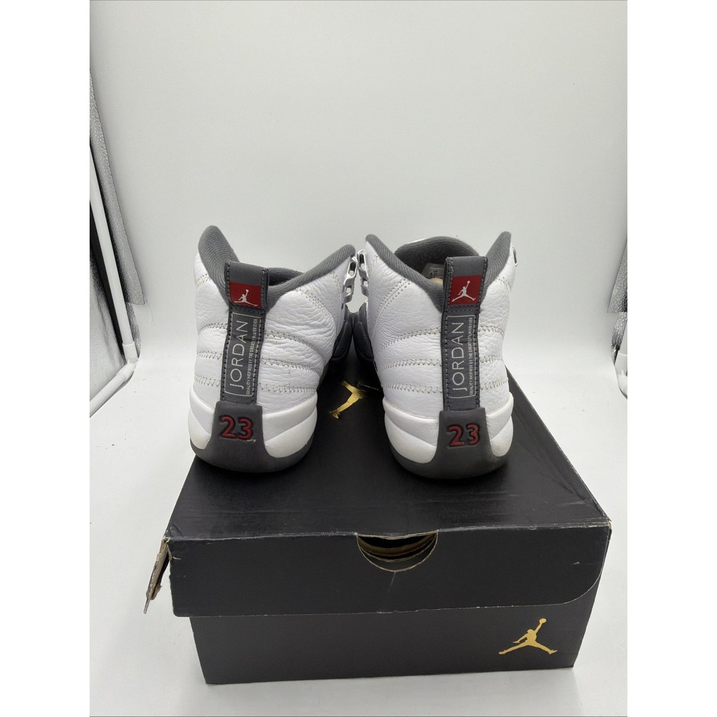 Size 4.5 (GS) - Jordan 12 Retro Mid Dark Grey - 153265-160