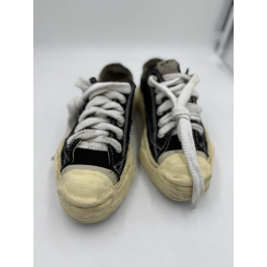Maison Mihara Yasuhiro Hank OG Sole Canvas Sneakers Black/White, Size 42mm