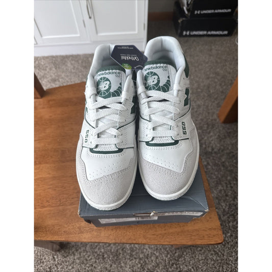 Size 5 - New Balance 550 White/Green 2021 - BB550WT1 BS062