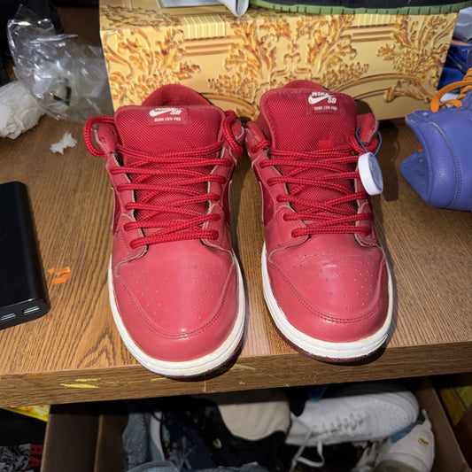 Size 12 - Nike Dunk Pro SB Low Red Patent Leather