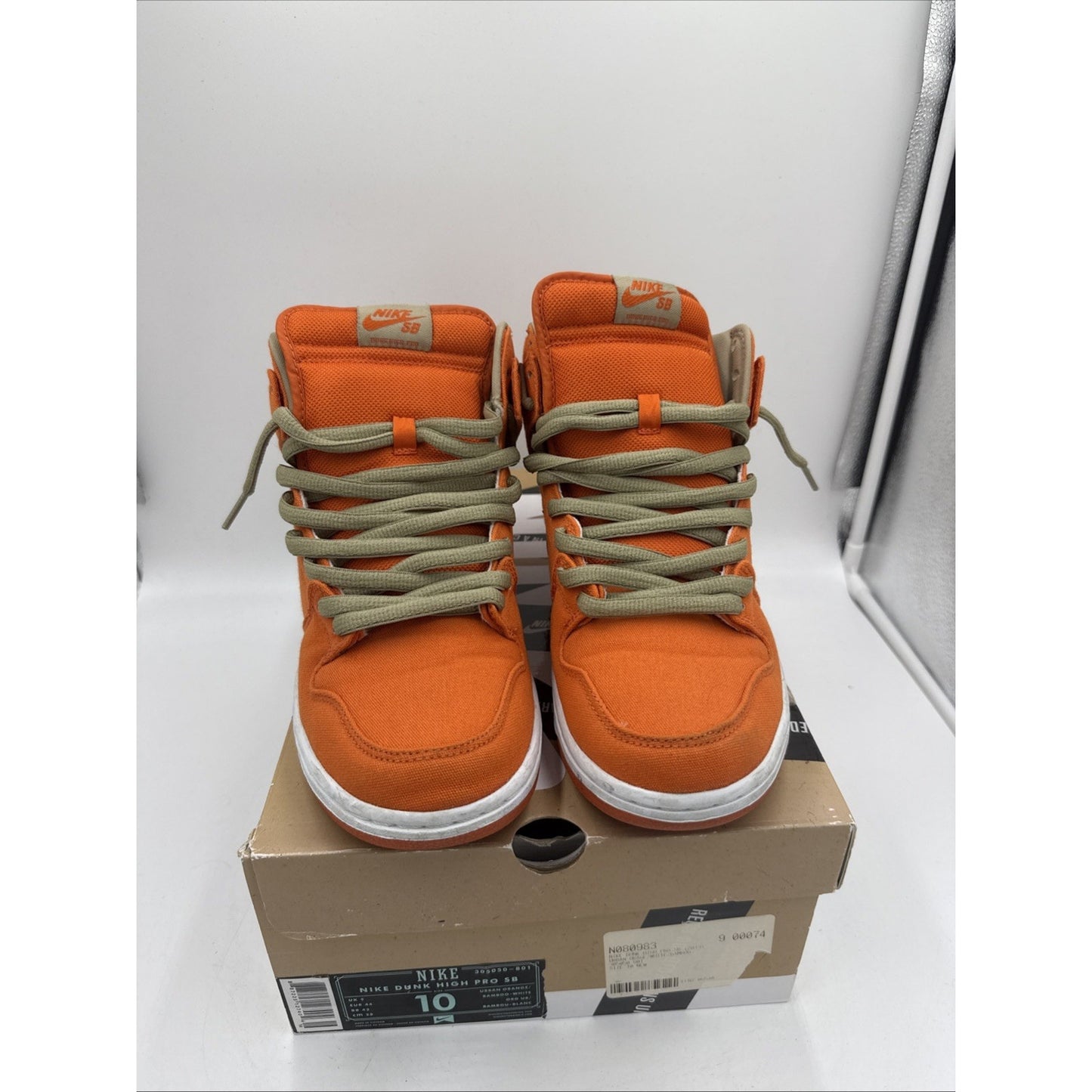 Size 10 - Nike Dunk Pro Sb High Orange