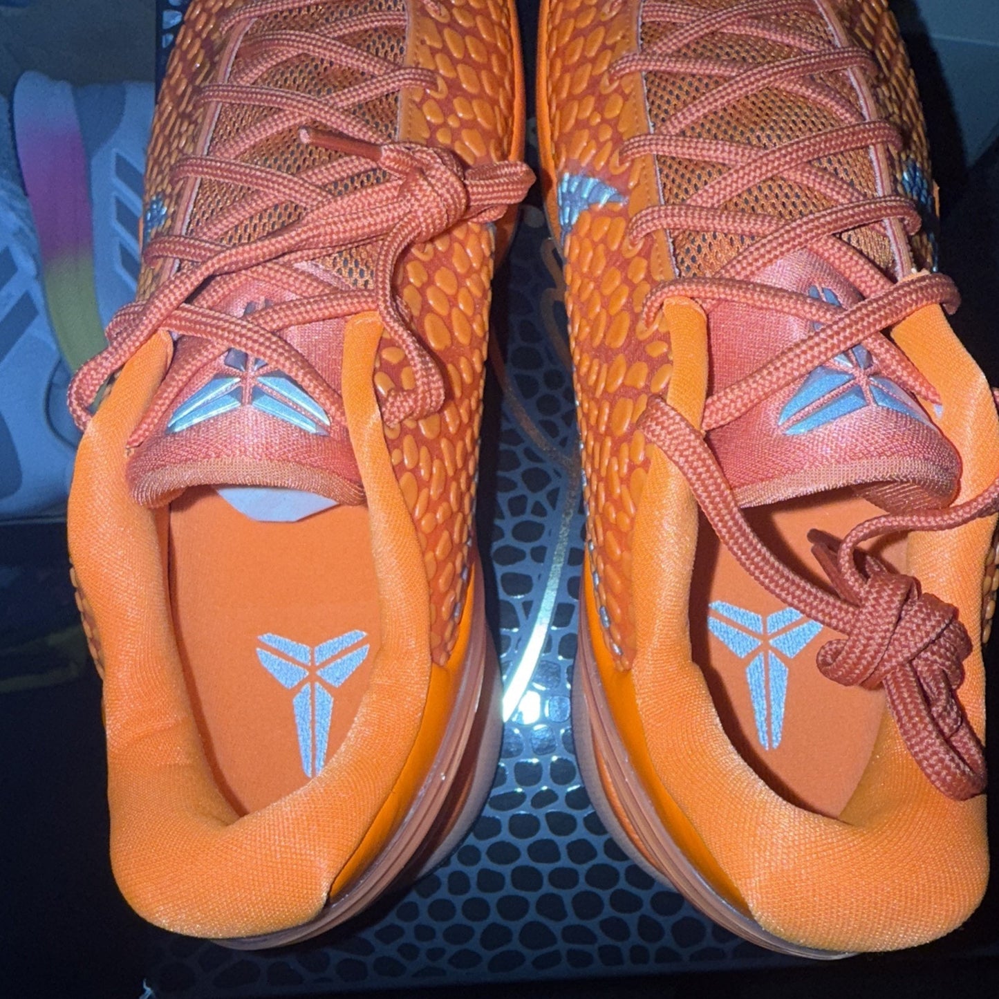 MENS KOBE VI PROTRO_TOTAL ORANGE/METALLIC SILVER IN STOCK SIZE 11.5 BS456