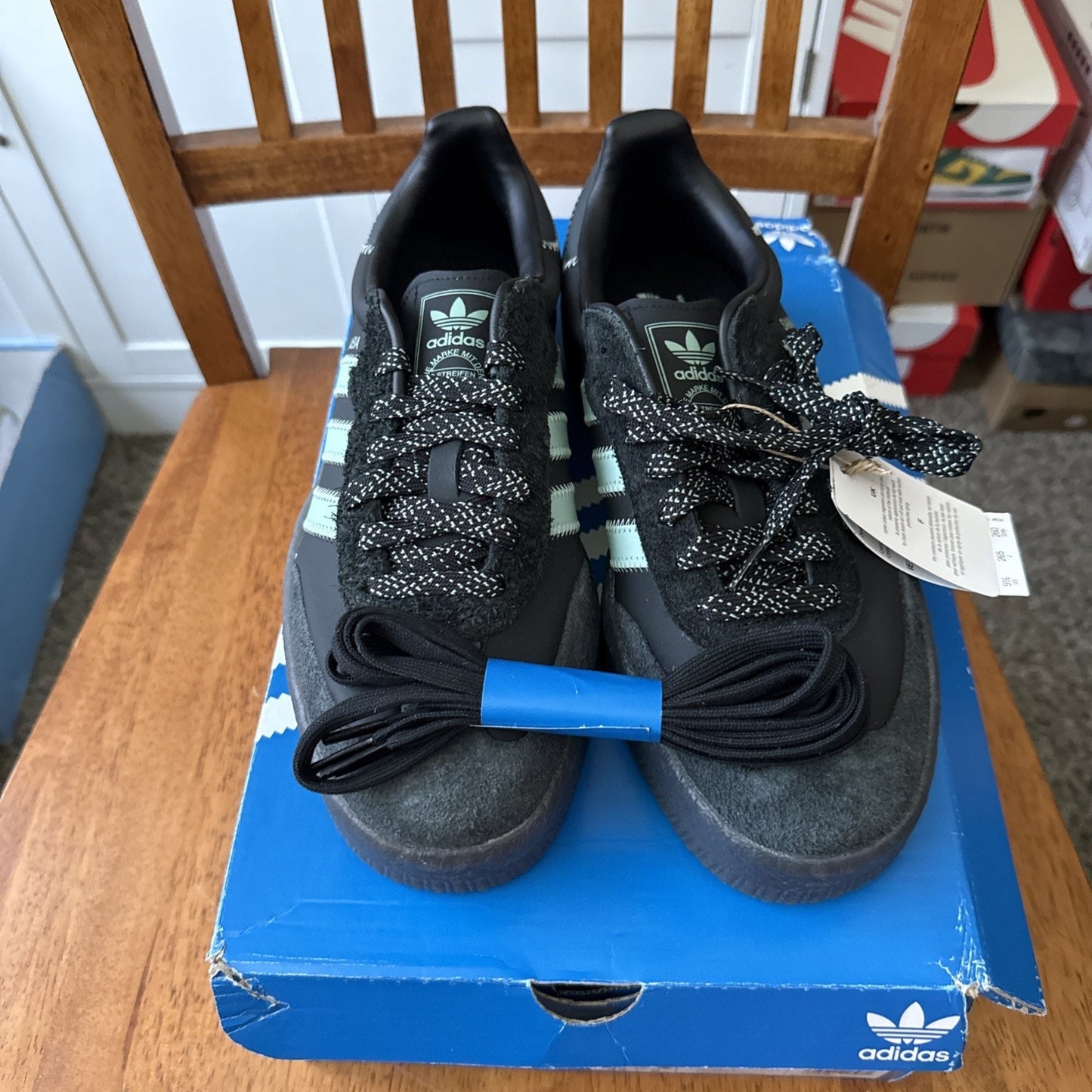 Adidas Women's Sambae Athletic Shoes - Core Black - US Size 9.5 - IE9110 BS217