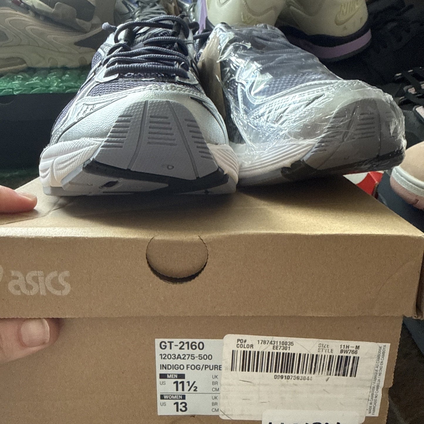 Size 11.5 - ASICS GT 2160 Indigo Fog Pure Silver