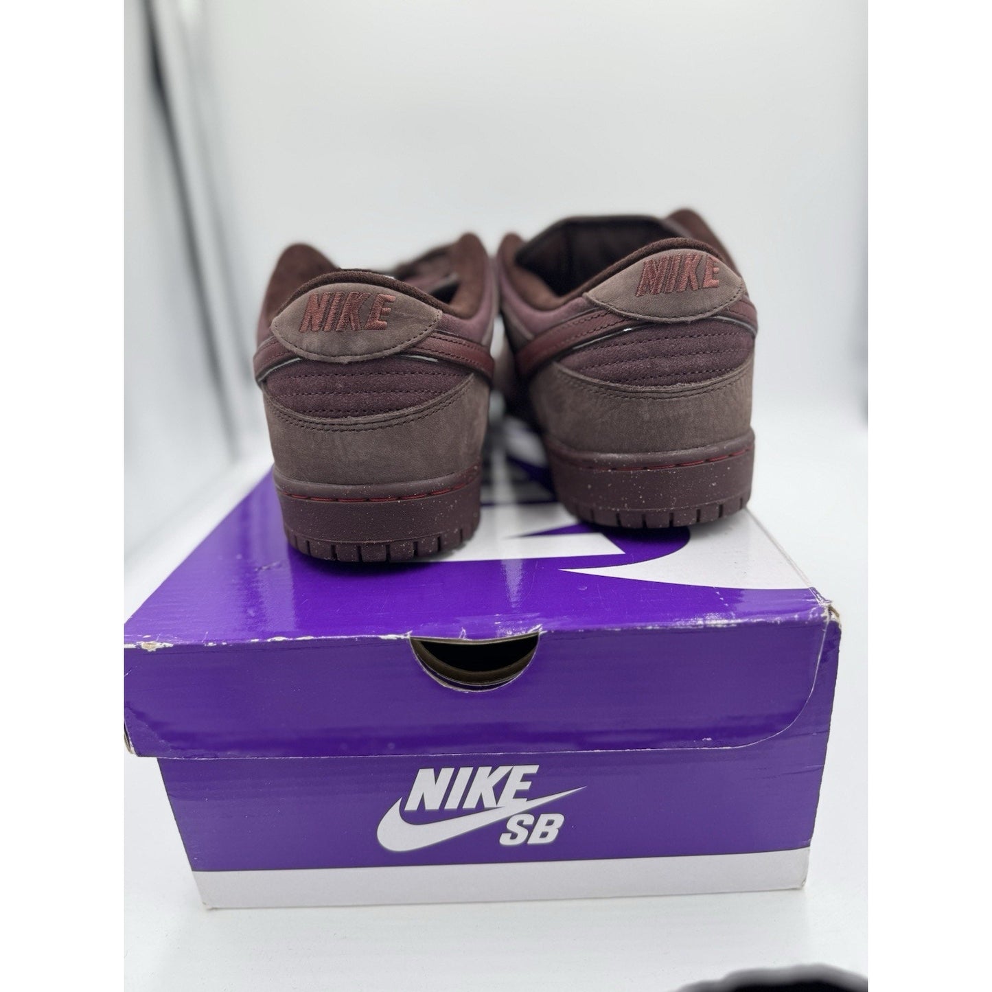 Size 11.5 - Nike Dunk Premium SB Low City of Love Collection - Burgundy Crush