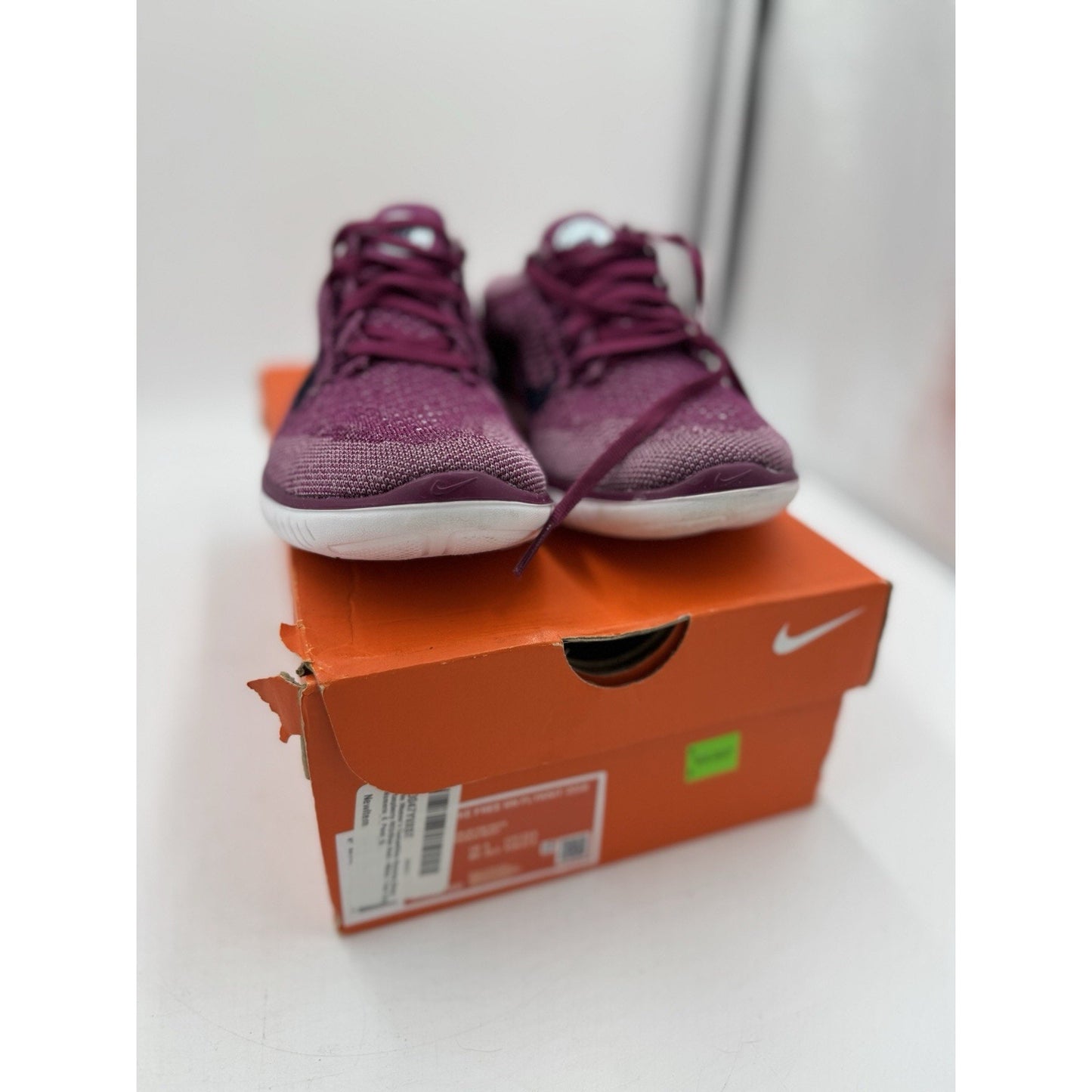 Size 6.5 - Nike Free RN Flyknit 2018 Raspberry Red W
