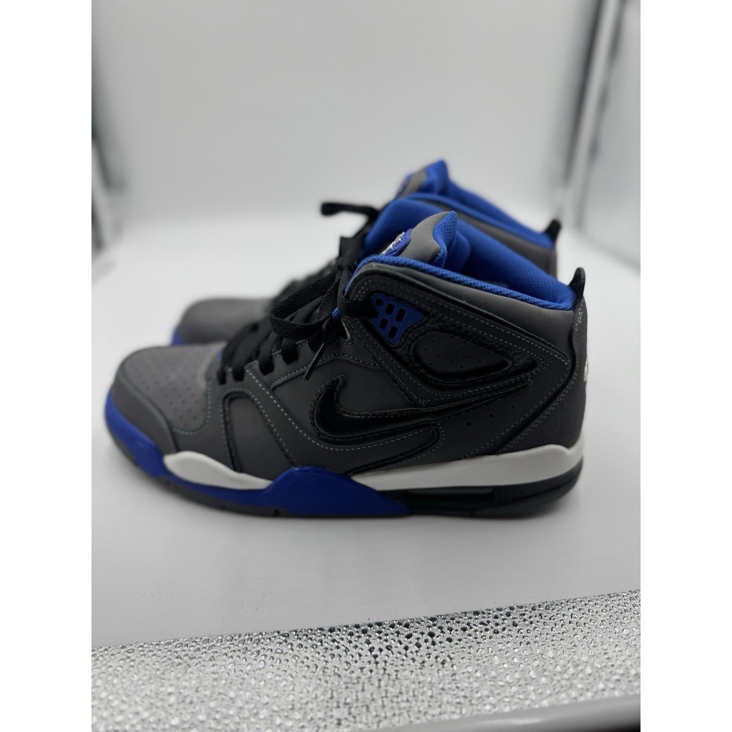 Size 10 - Nike Air Flight Falcon Dark Grey Royal BS695