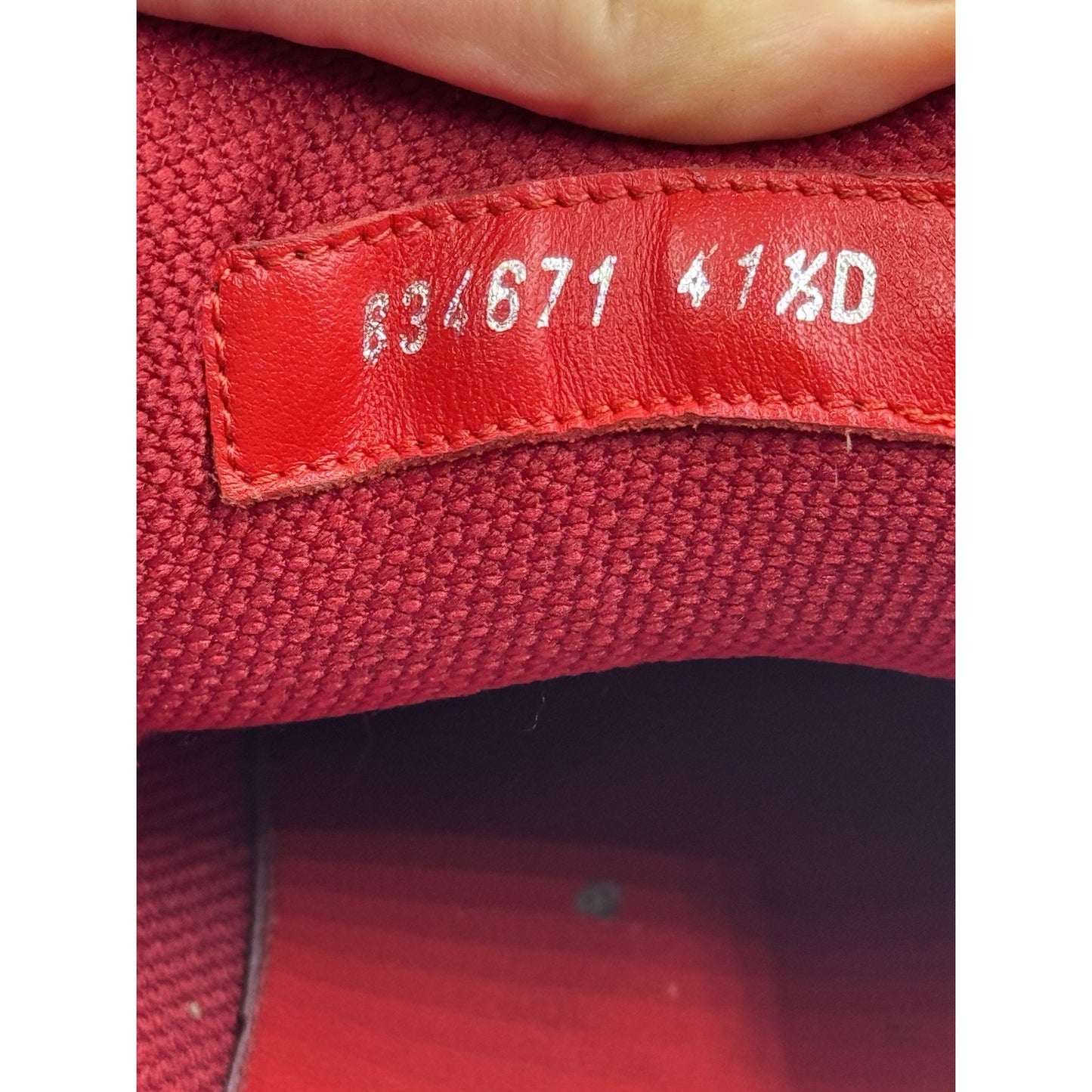 Size EU 41.5 US 8.5 - Alexander McQueen Oversized Sneaker Welsh Red Silver BS581