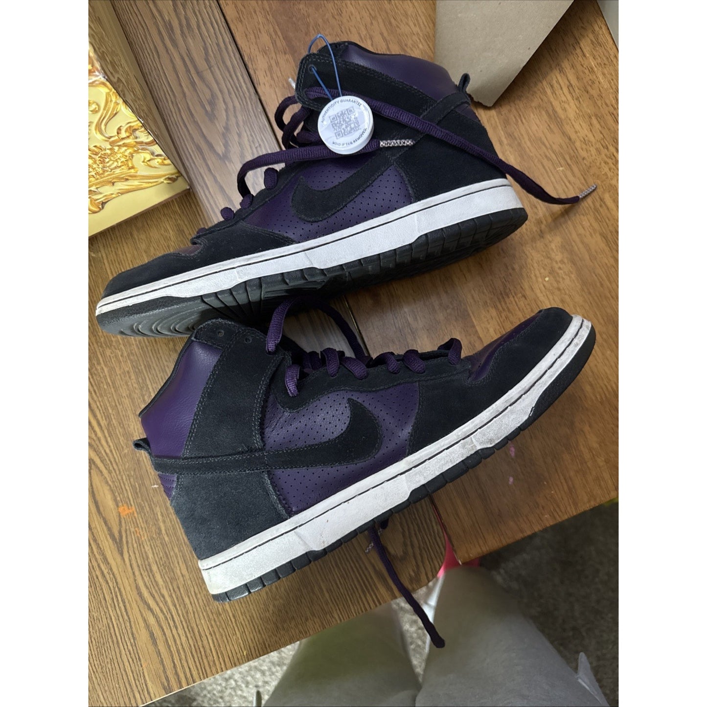Size 11 - Nike Dunk Pro Sb High Grand Purple Black
