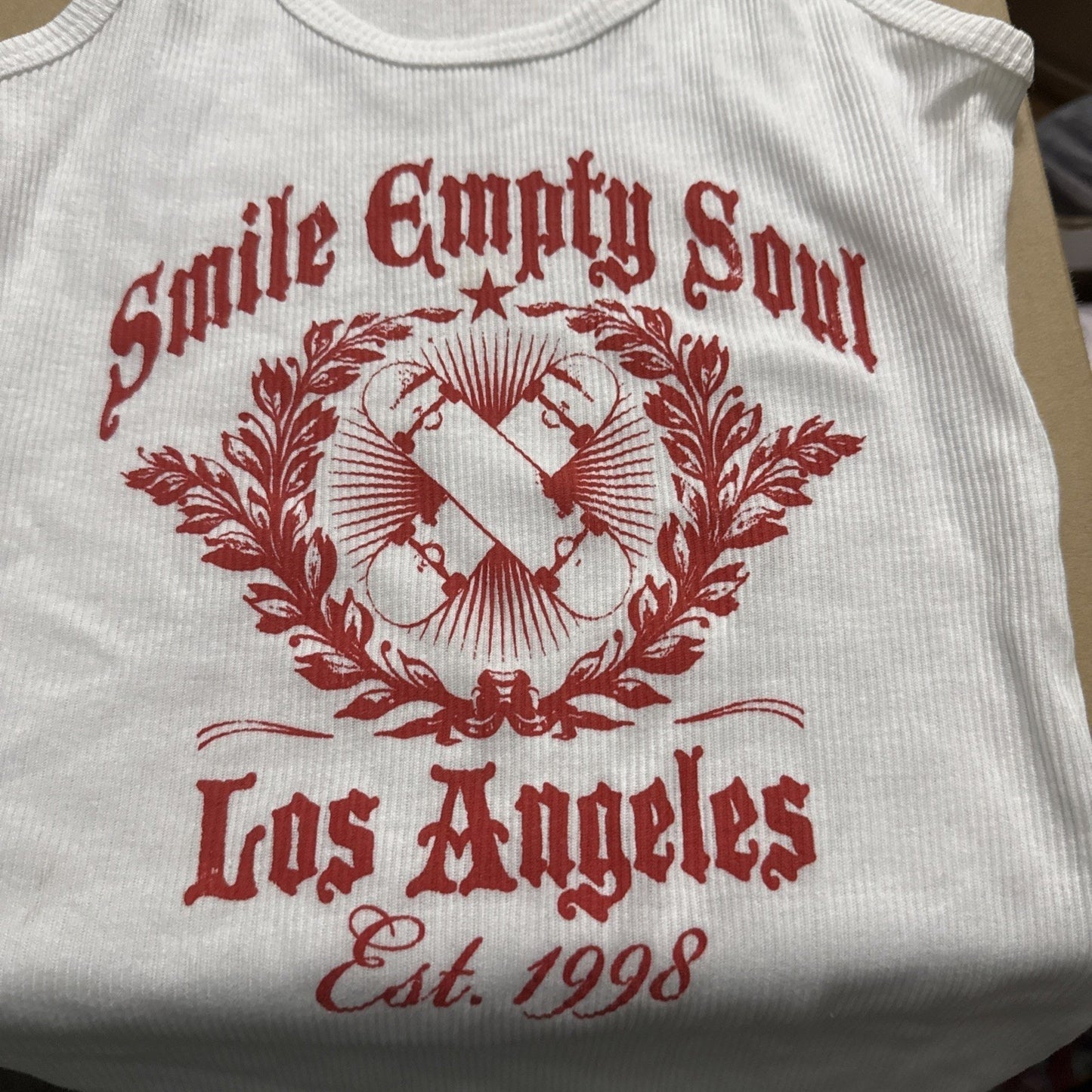 Size medium Control Smile Empty Soul Tank Top