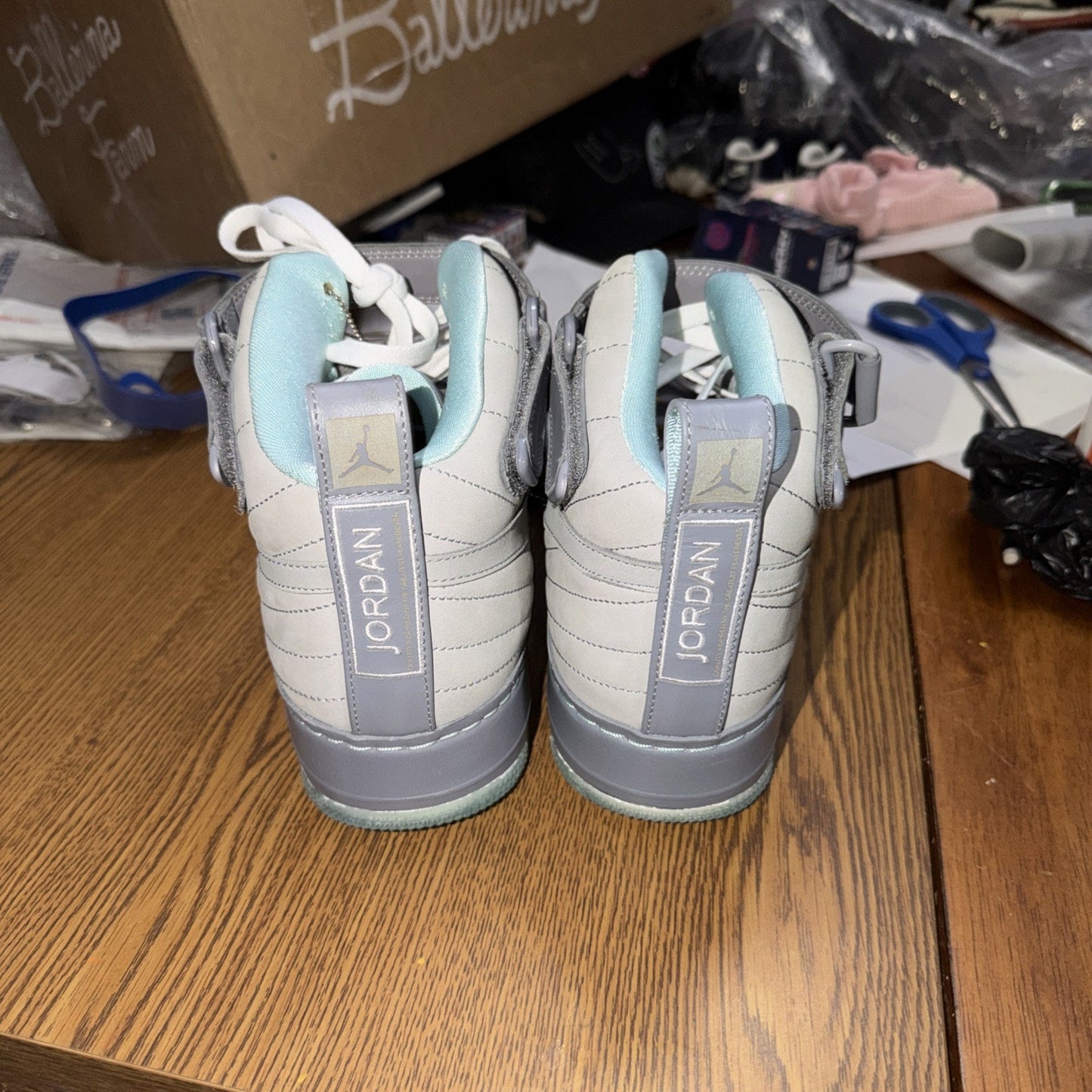 Size 13 - Air Jordan Fusion 12 LS Glacier Ice Rare