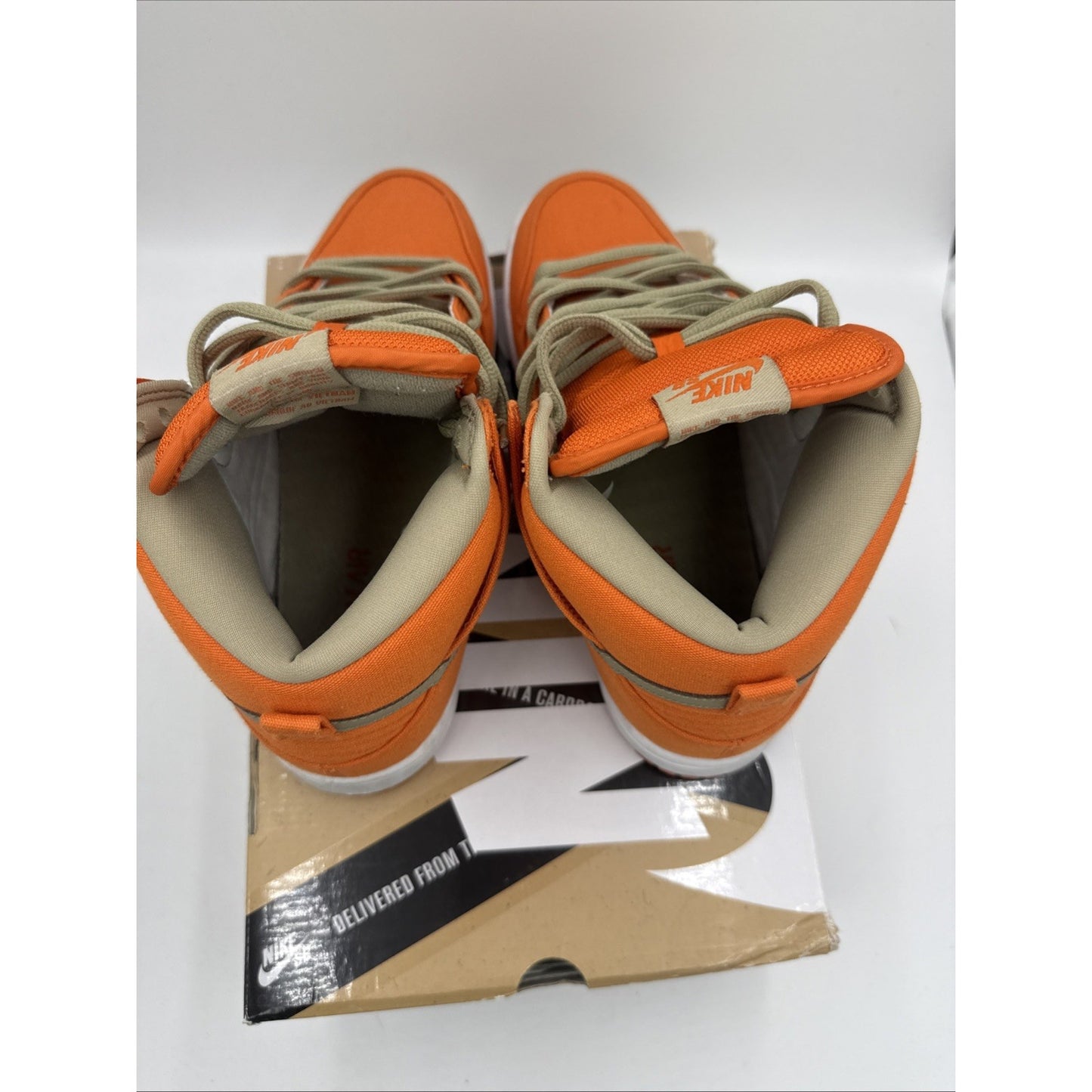 Size 10 - Nike Dunk Pro Sb High Orange
