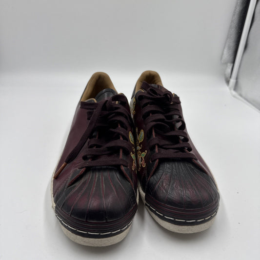 Size 8.5 - adidas Limited Edt x Superstar Burgundy