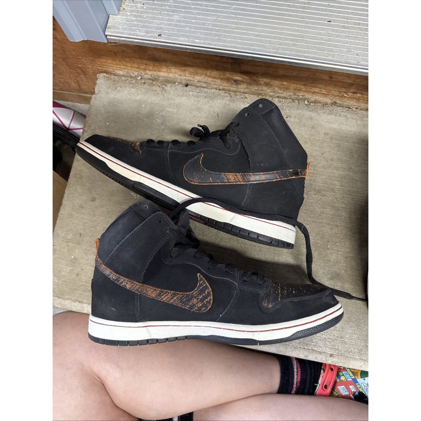 Nike Sb Dunk High Distressed 2015 Size 11.5 Nike Dunk Low High Mid