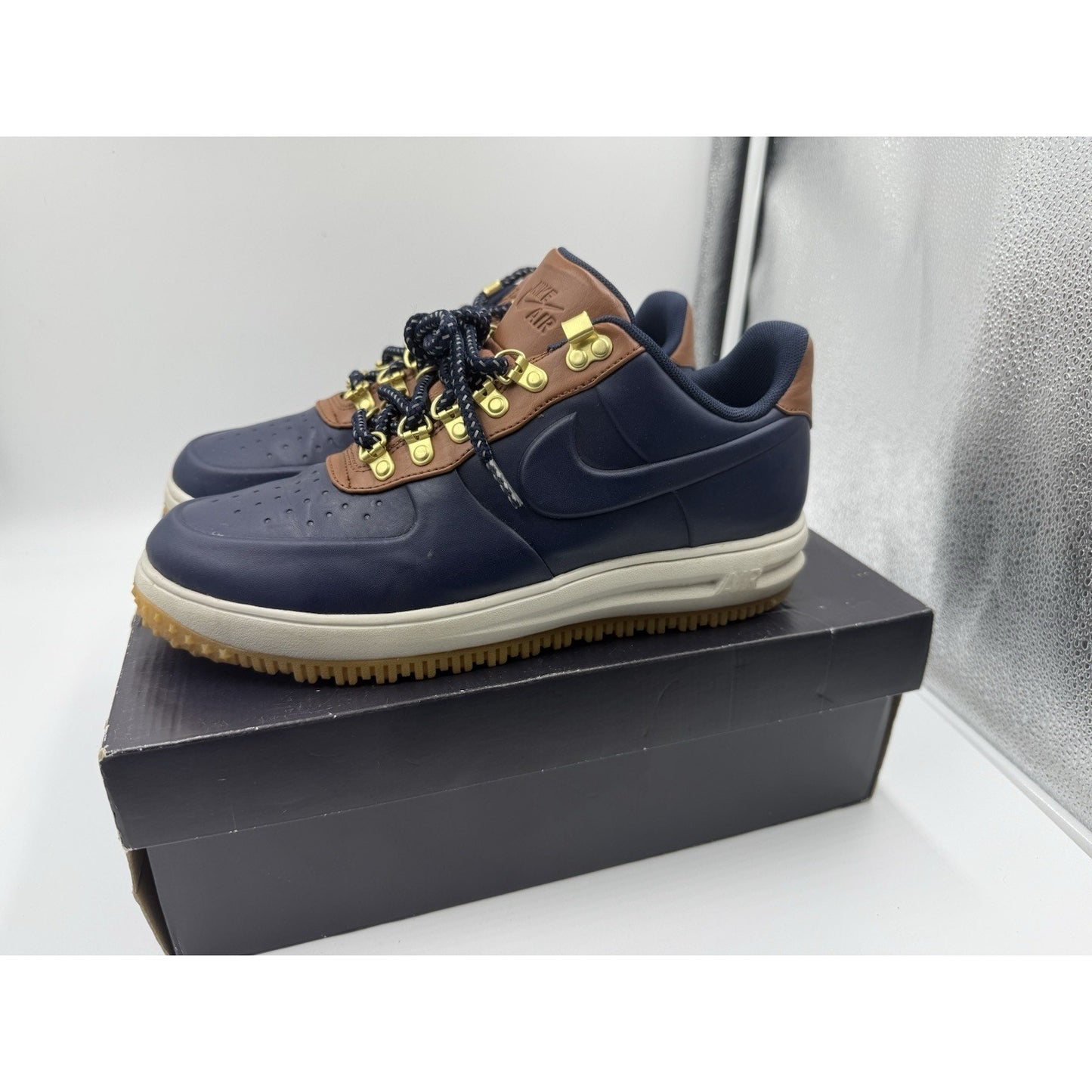 Size 9 - Nike Lunar Force 1 Duckboot Low Obsidian BS731