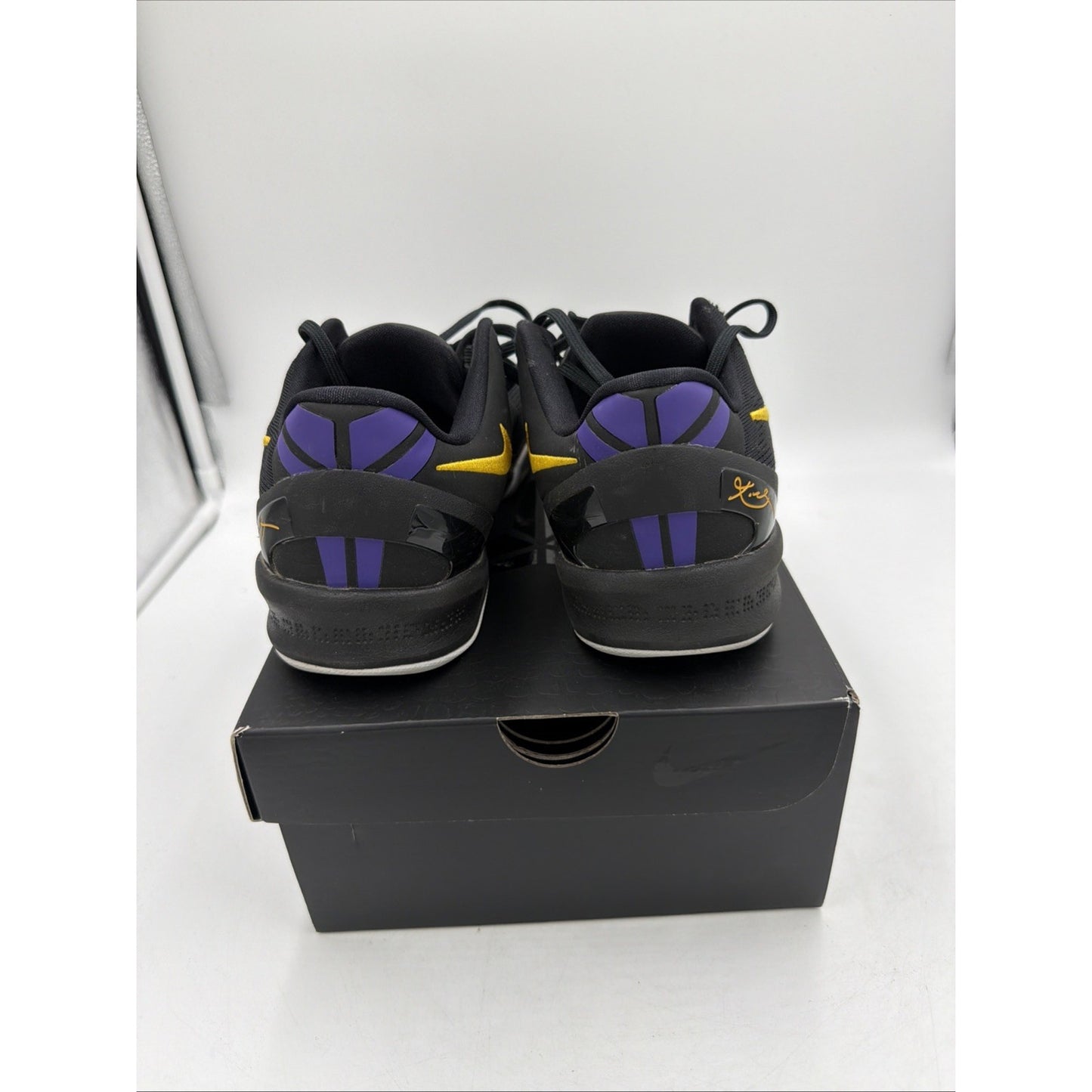 NIKE AIR KOBE 8 (GS) "LAKERS AWAY" 2024 SZ 7Y/ 8.5(W) FN0266-002 Black