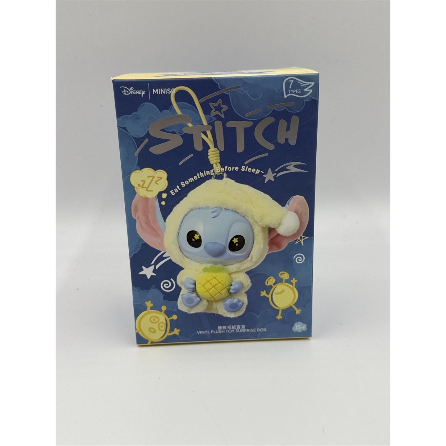 Disney Stitch Minso Eat Something Before Sleep Miniso Blind Box Plush