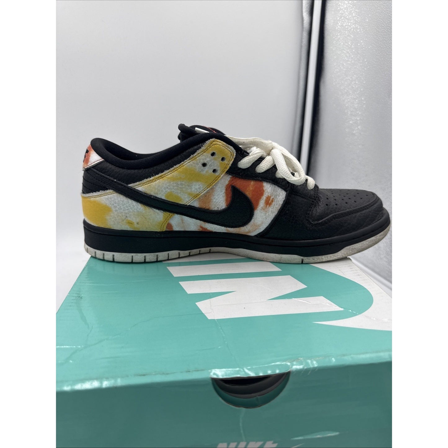 Size 9.5 - Nike Dunk SB Low Tie-Dye Raygun - Black