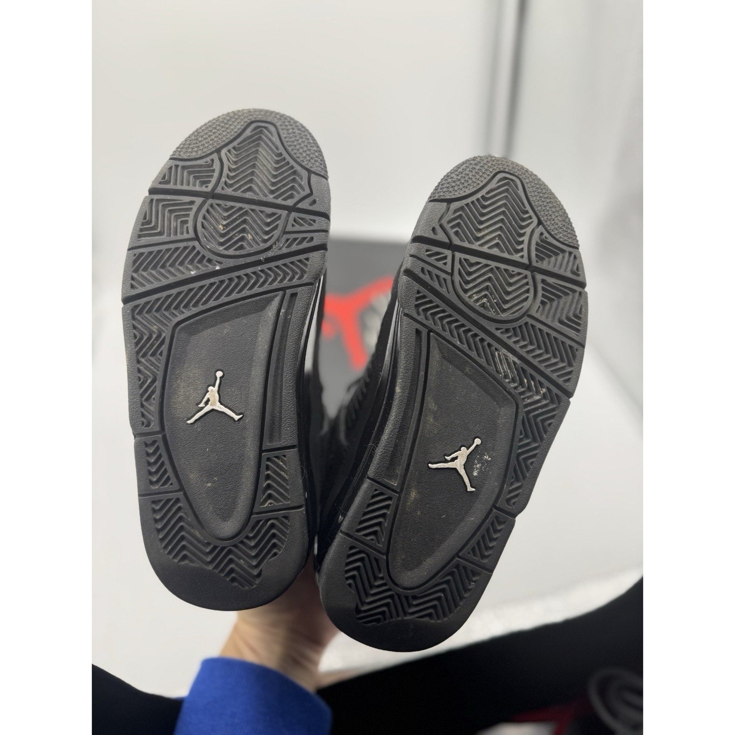 Size 4 (GS) - Jordan 4 Retro 2020 Low Black Cat