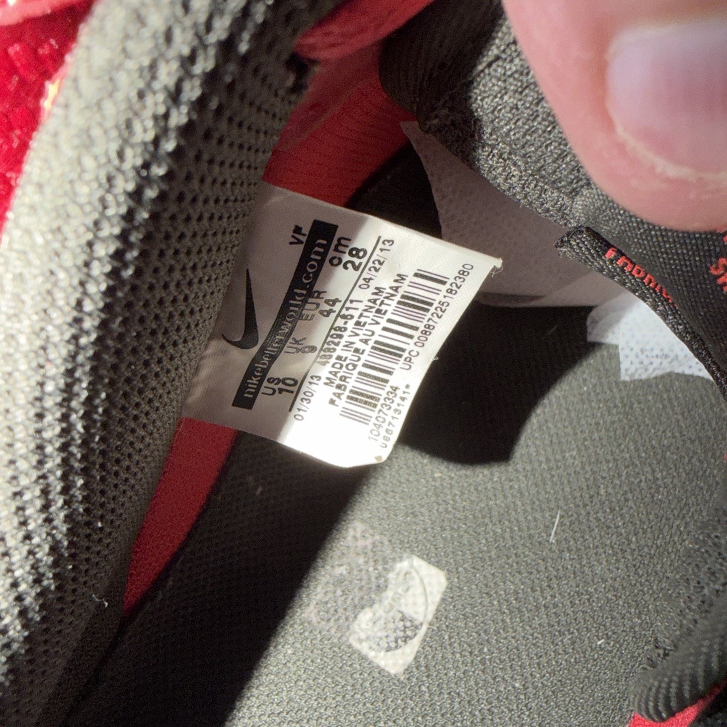 Size 10 - Nike Air Force 1 Low Red