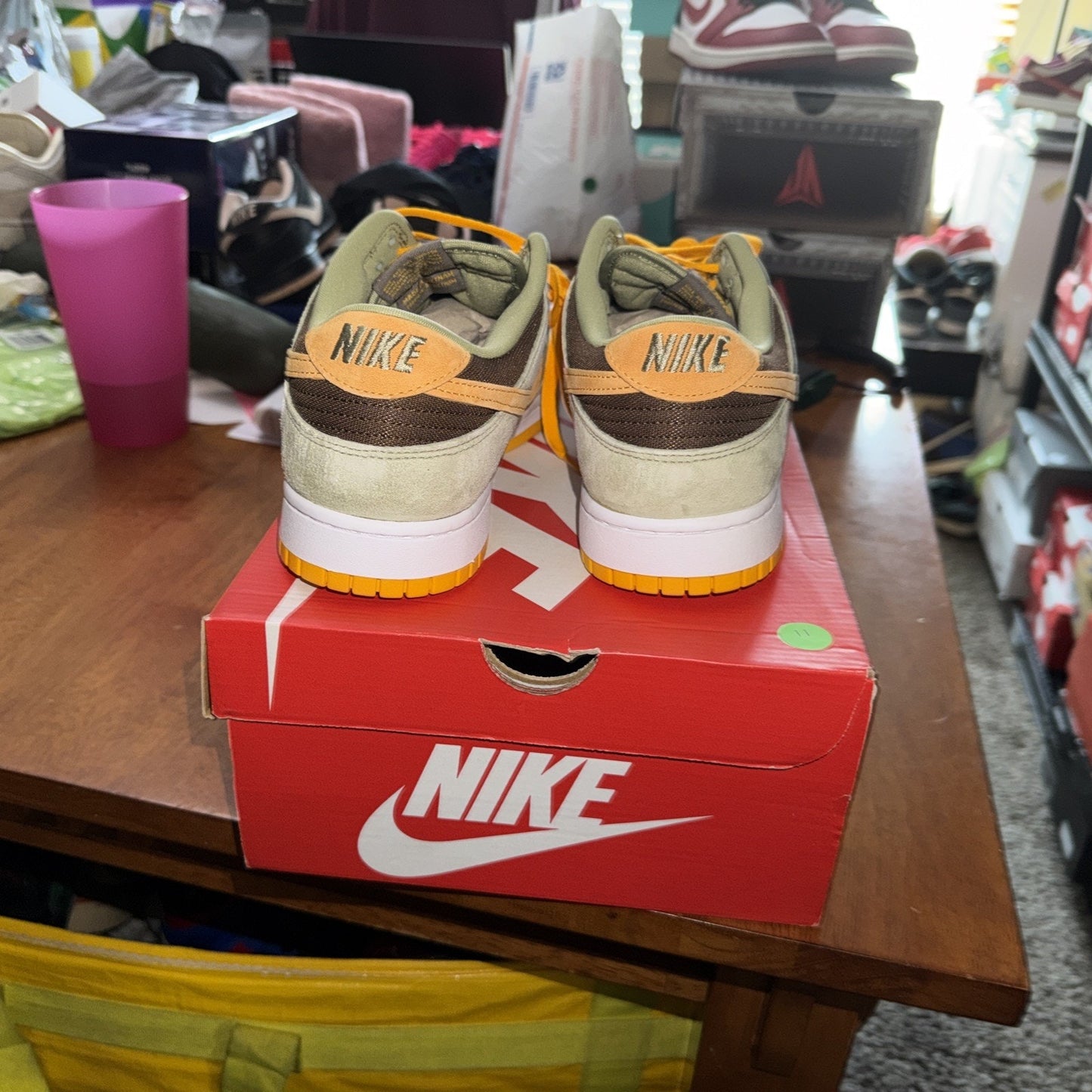 Size 12.5 - Nike Dunk Low Dusty Olive