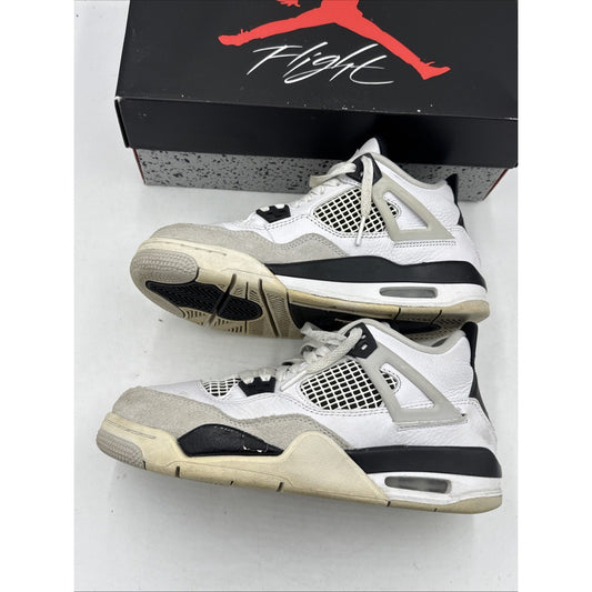 Size 6.5 (GS) - Jordan 4 Retro Mid Military Black