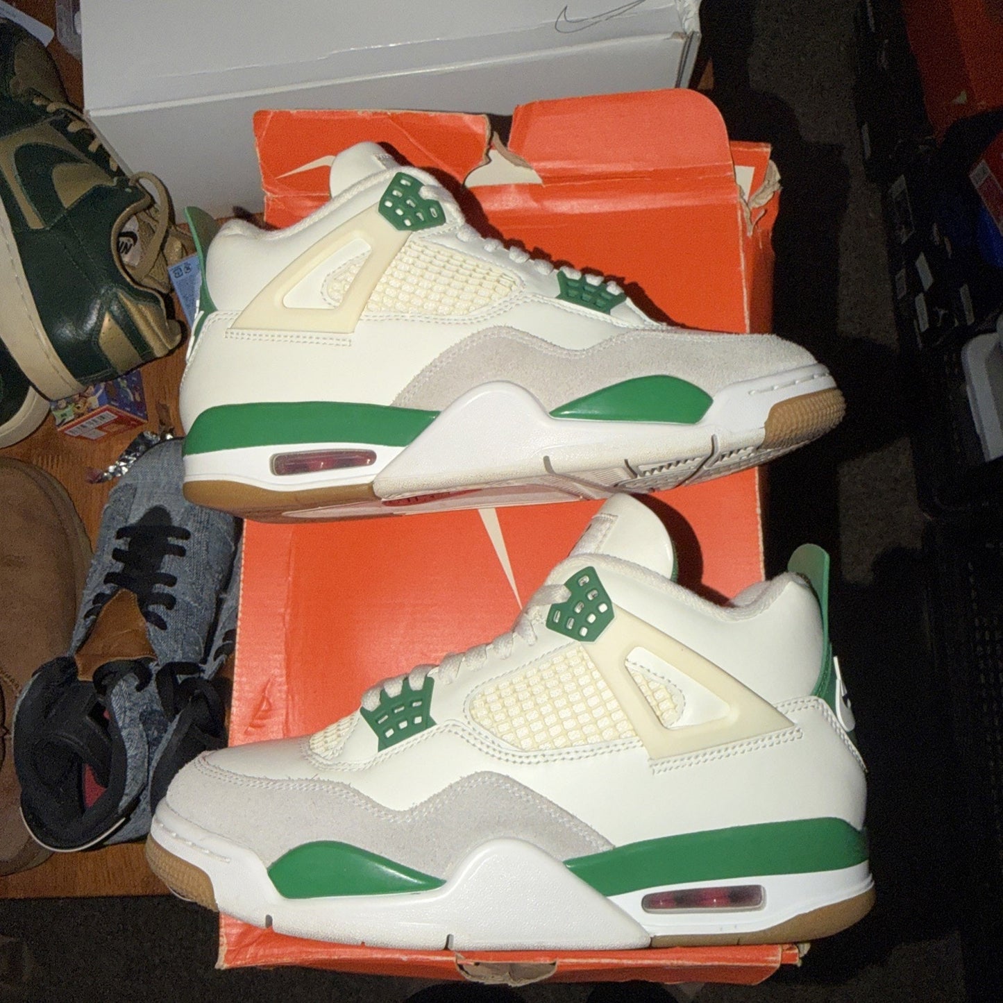 Size 7 - Jordan 4 Retro SP x Nike SB Mid Pine Green