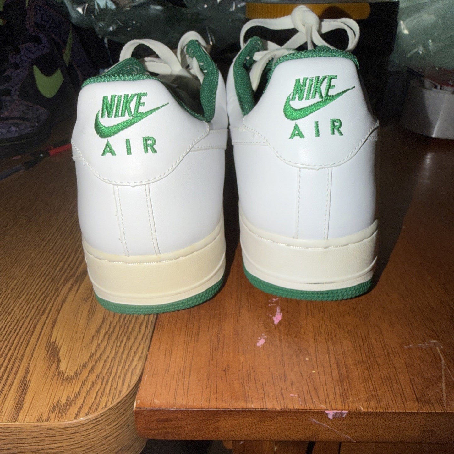 Size 14 - Nike Air Force 1 White Pine Green 2006