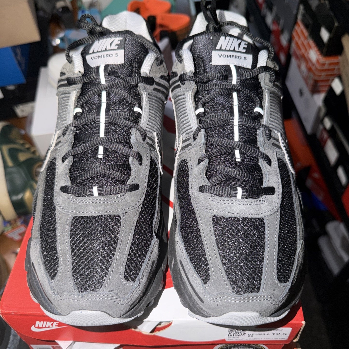 Size 12.5 Nike Zoom Vomero 5 Anthracite Flat SilverHF1553-006