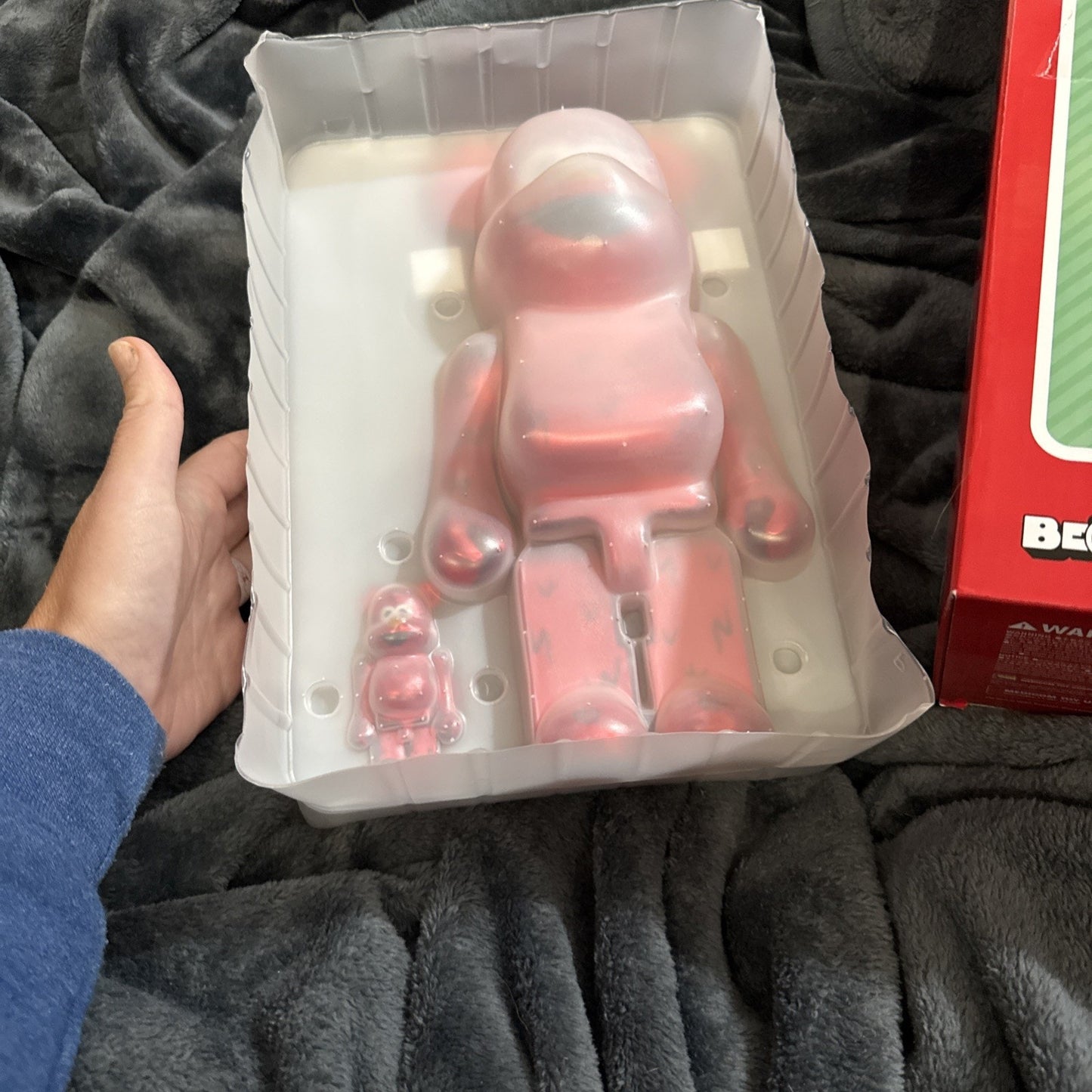 MEDICOM TOY BE@RBRICK ELMO CHROME Ver. 100％ & 400％ SESAME STREET Used