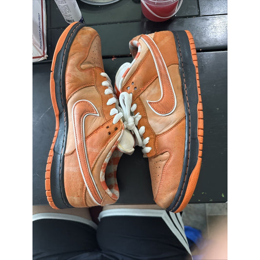 men’s nike sb dunk low concepts orange lobster FD8776-800 size 12