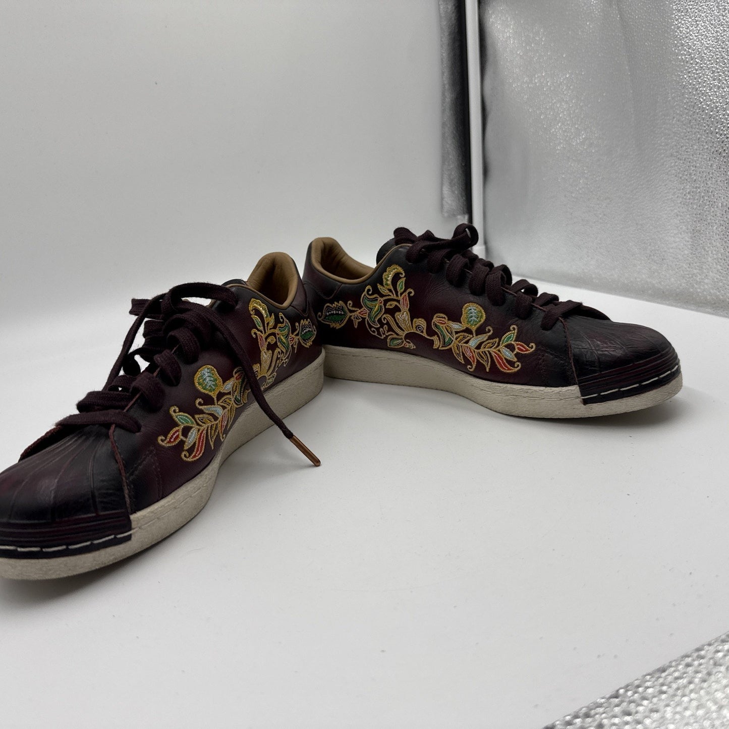 Size 8.5 - adidas Limited Edt x Superstar Burgundy