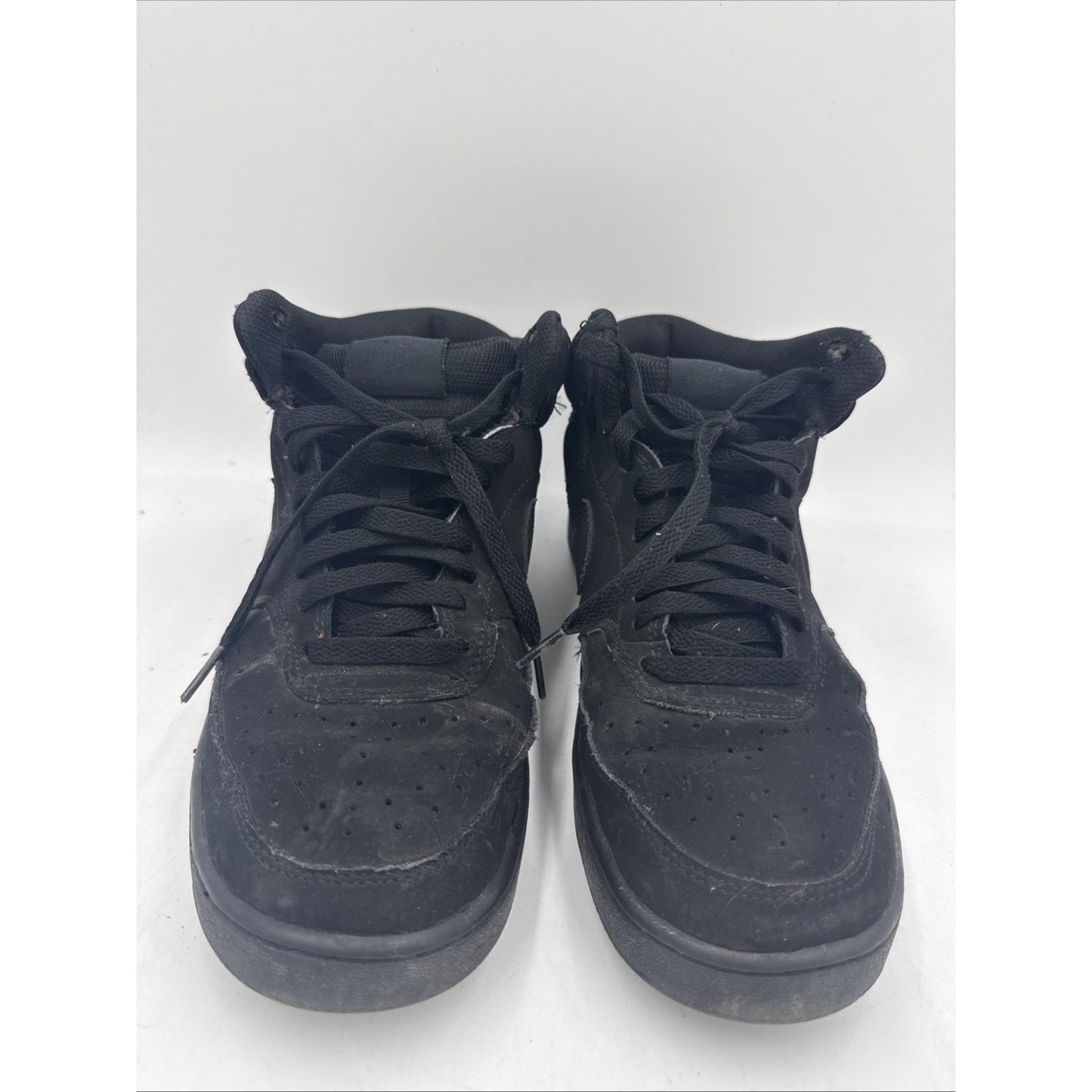 Size 9.5 - Nike Court Vision Mid Triple Black
